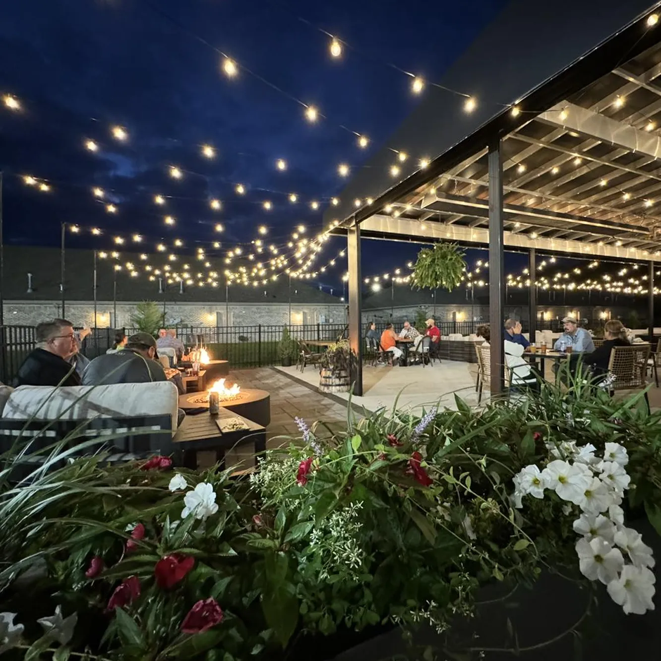 Outdoor Patio at Pinheads in Brownsburg