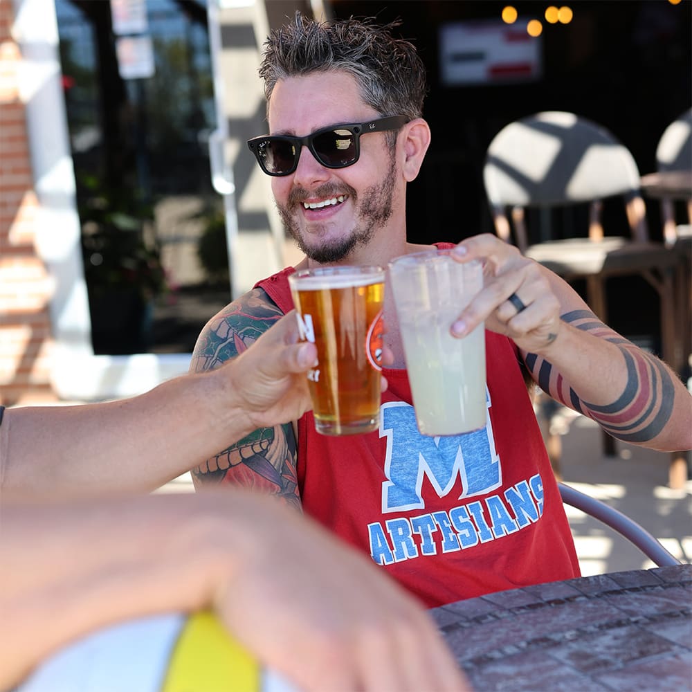 Outdoor Patio at Pinheads in Fishers